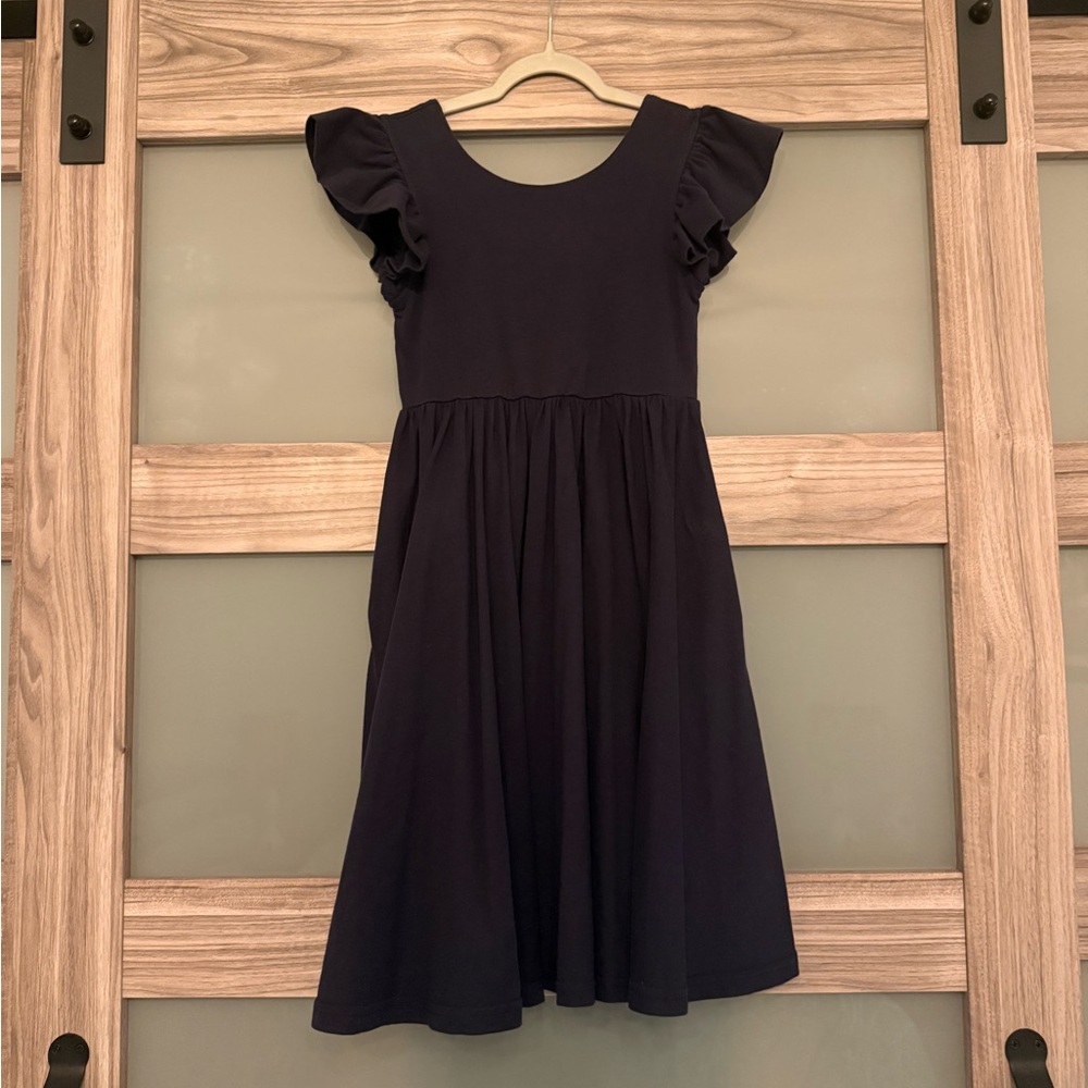 Elegant Navy Kids Dress